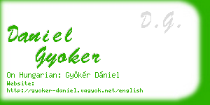 daniel gyoker business card
