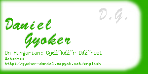 daniel gyoker business card